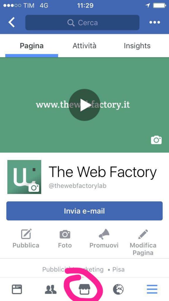 Marketplace di Facebook su Mobile